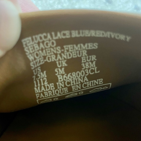 Sebago Leather Boat Shoes - Picture 3 of 5